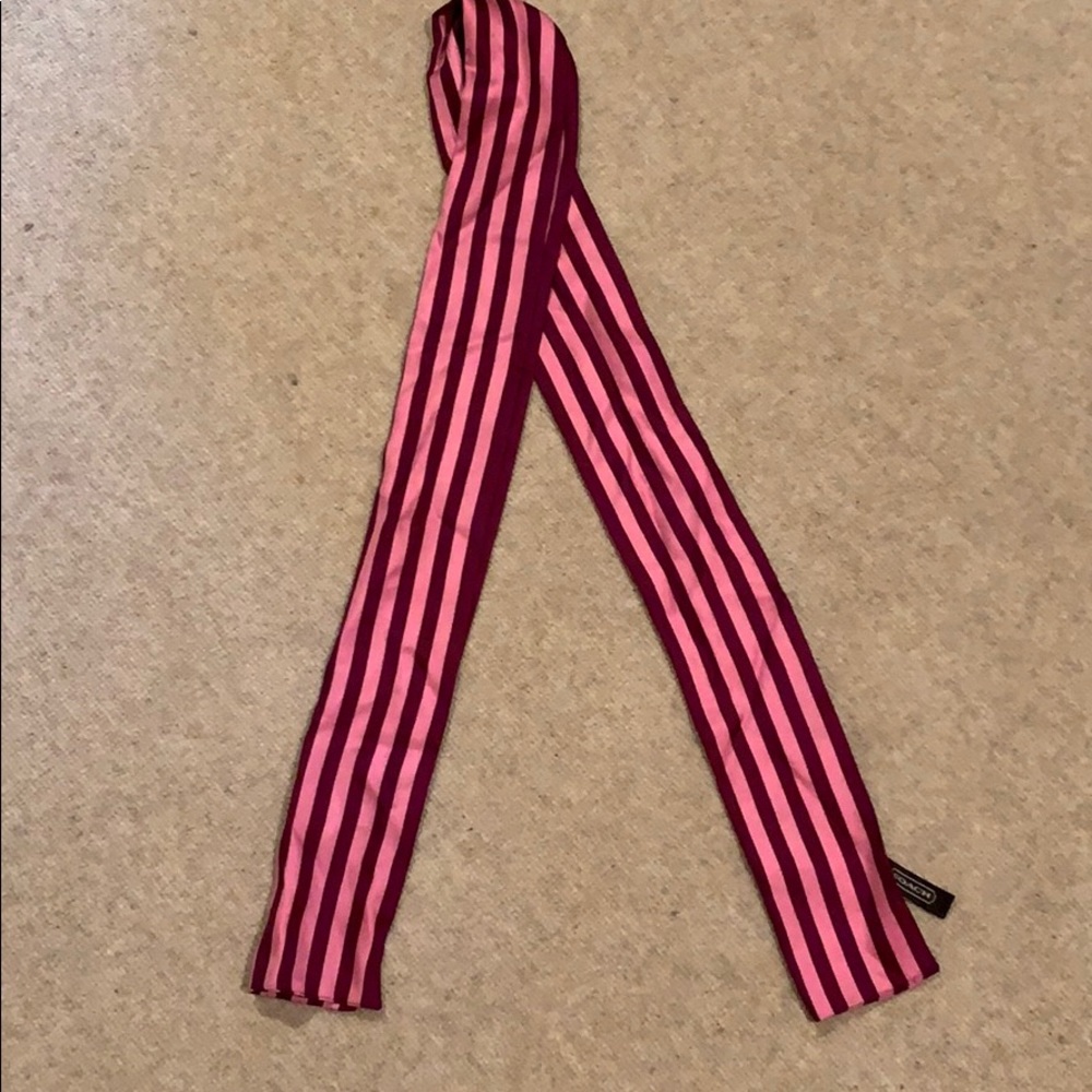 Coach silk scarf